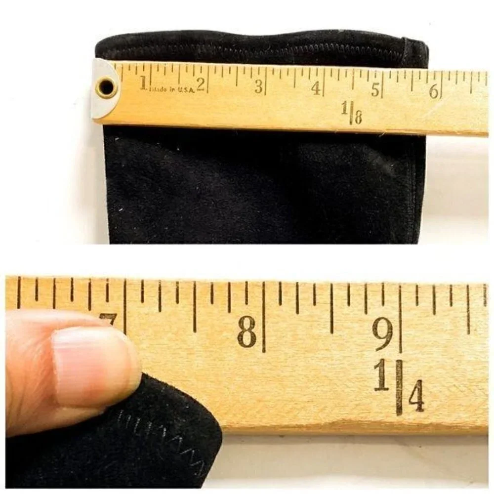 Sergio Rossi Black Stretch Suede Boots, Size EU39 - Picture 12 of 13